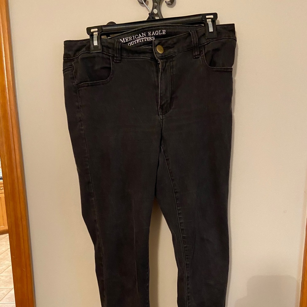 American Eagle black skinny jeans